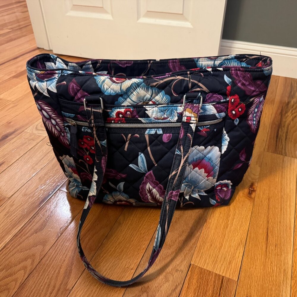 Vera Bradley Mayfair in Bloom Tote - Picture 3 of 11